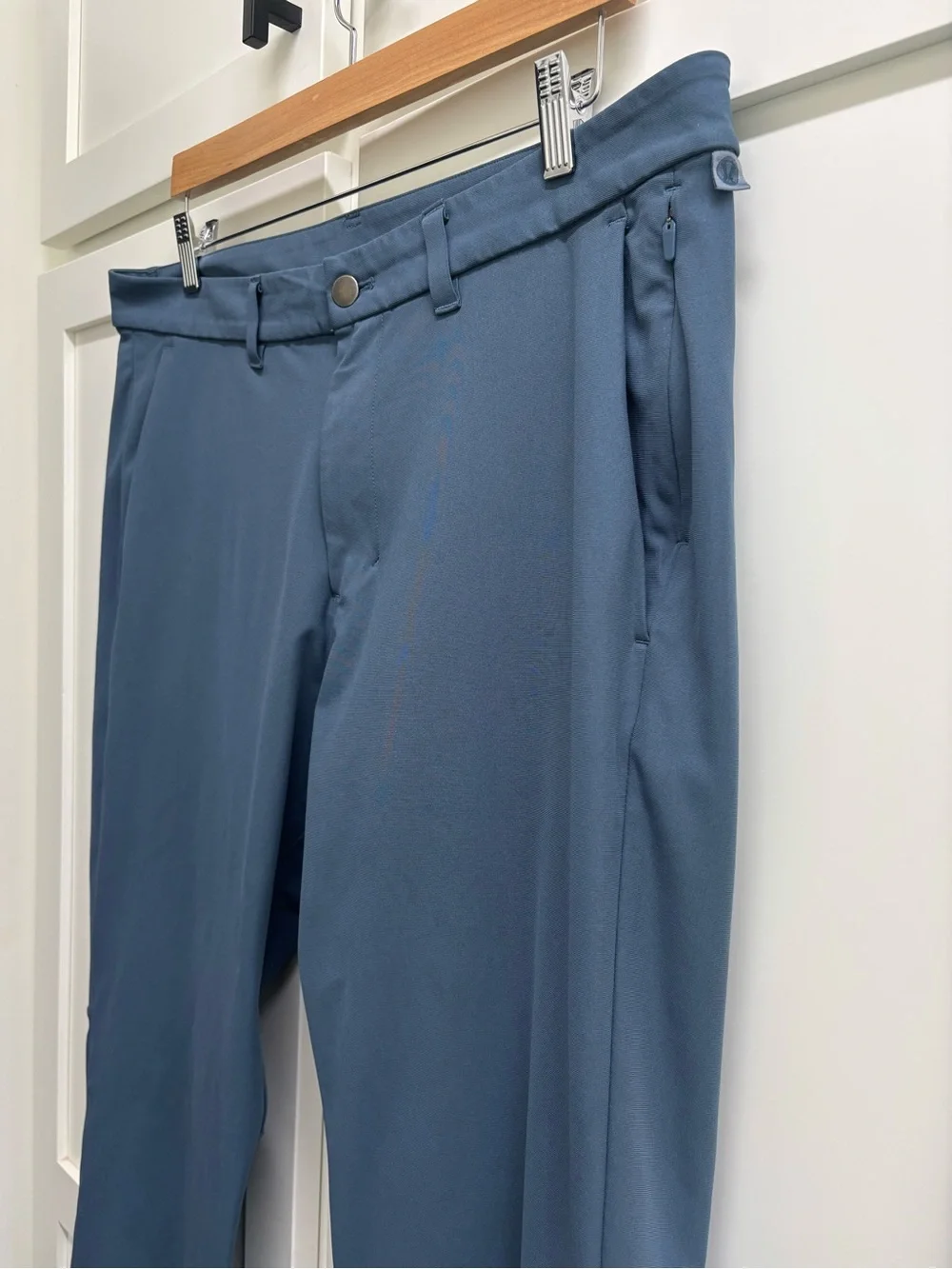 Lululemon Commission Pant Slim 32” Warpstreme Iron Blue Men’s 36x32 chino golf